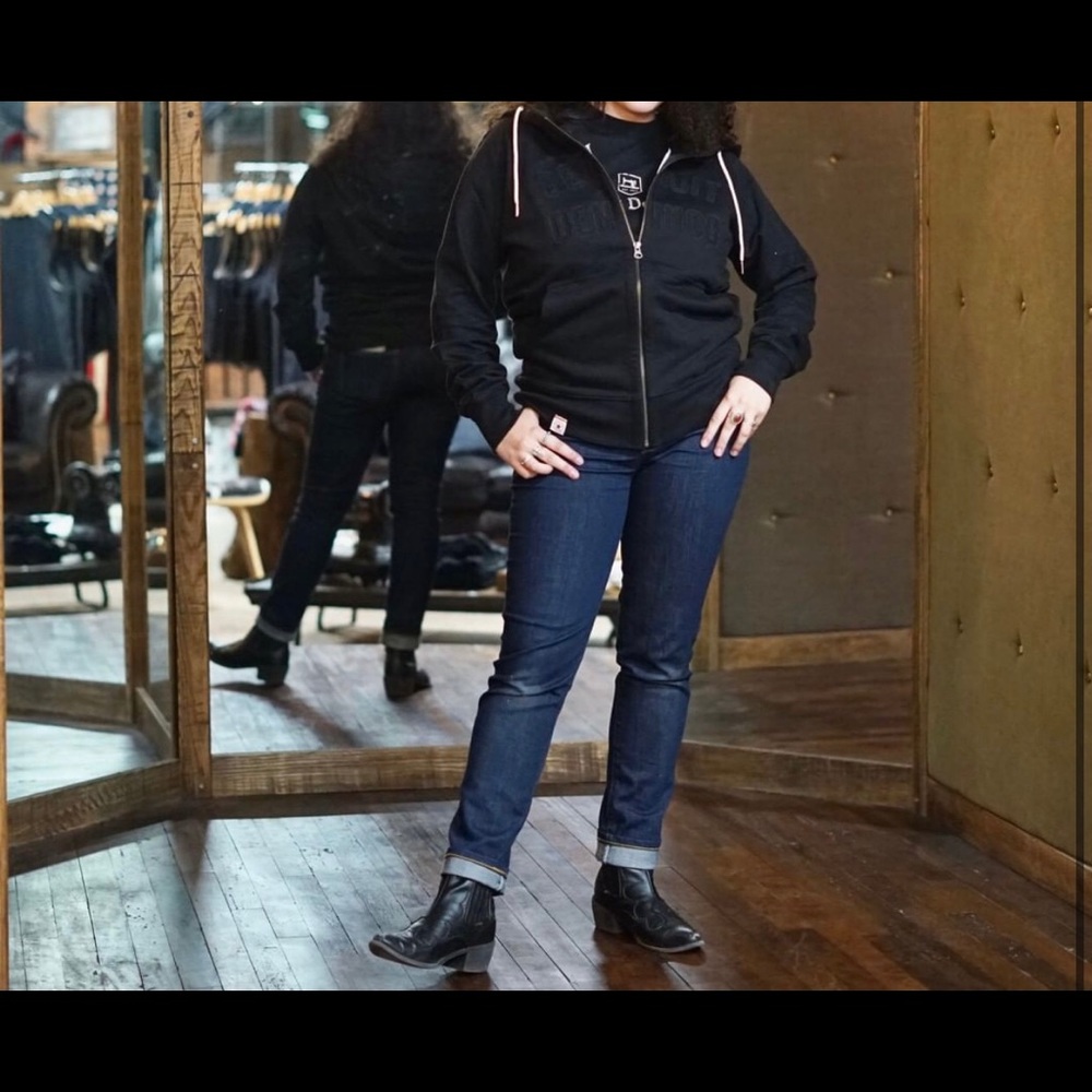 RAW DENIM CLASSIC DETROIT DENIM JEANS handmade